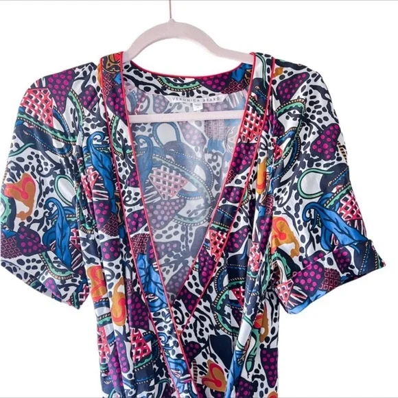 VERONICA BEARD Serena Wrap Dress Sz S/4